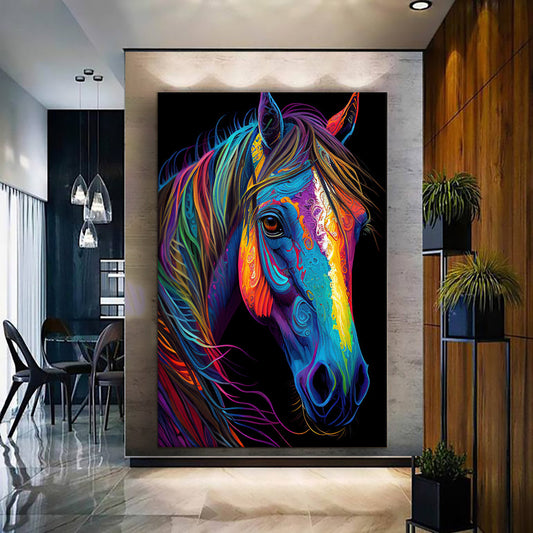 Canvas Wall Art Painting Horses HR022-0